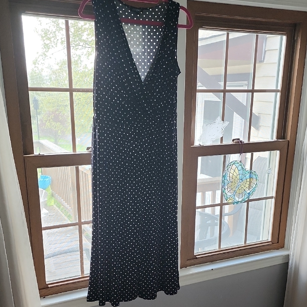 Polka Dot Sleeveless Dress